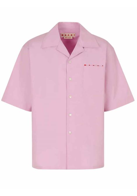 bowling shirt man pink MARNI | CUMU0213PP USCT88LRC20